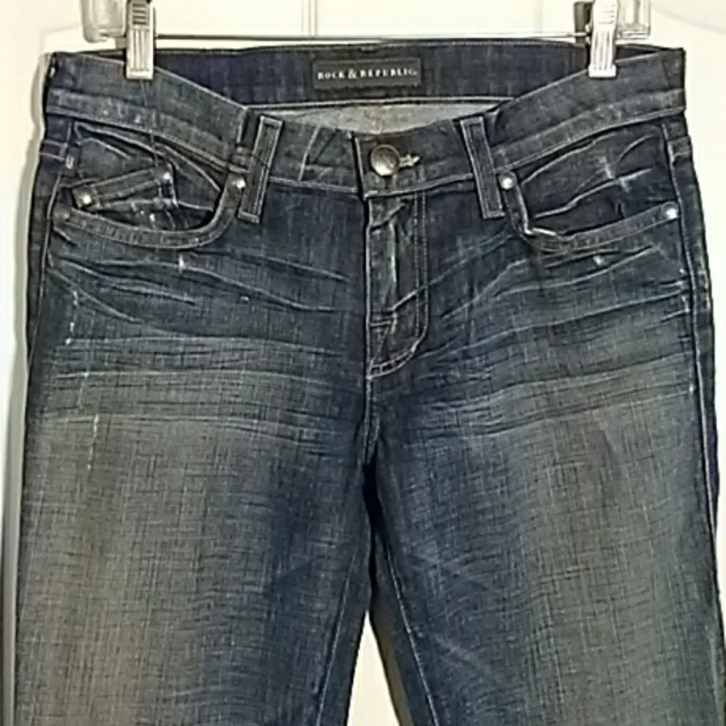 FINAL MARKDOWN Ladies' Rock & Republic Straight Leg jeans 30 x 29 nwot - Image 3
