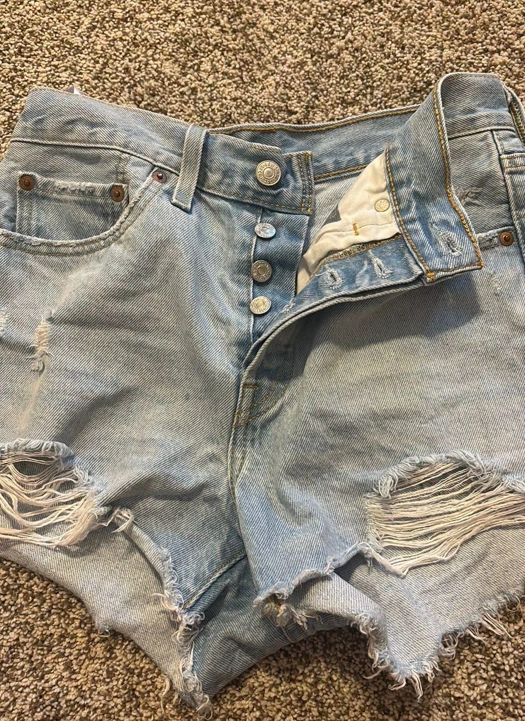 Levi’s 501 Denim Shorts - Image 2
