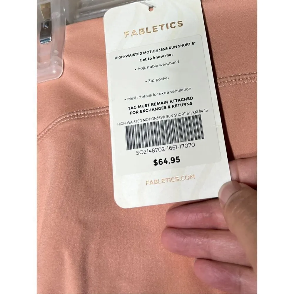 Fabletics High Waisted Motion 365 6”‎ Run Shorts NWT Size XXL - Image 5