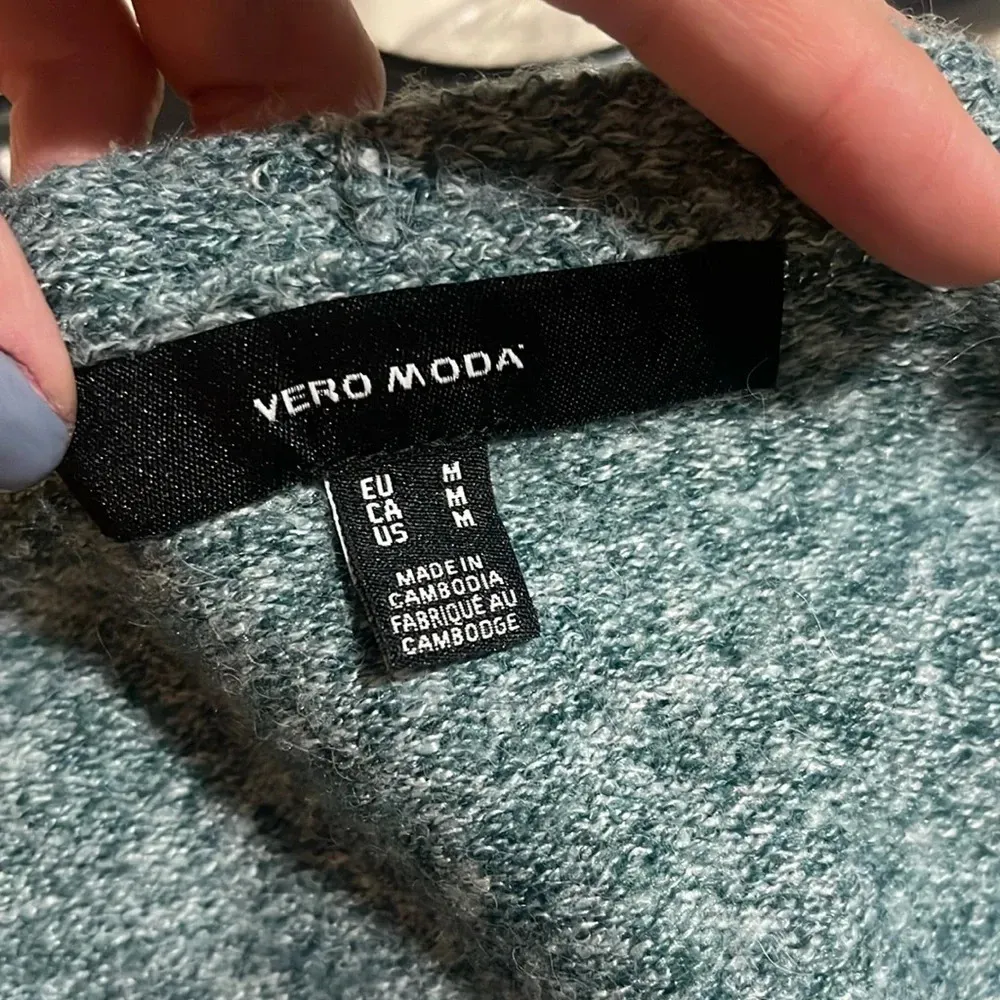 Vero Moda Blue VMDOFFY KNIT CARDIGAN - Image 6