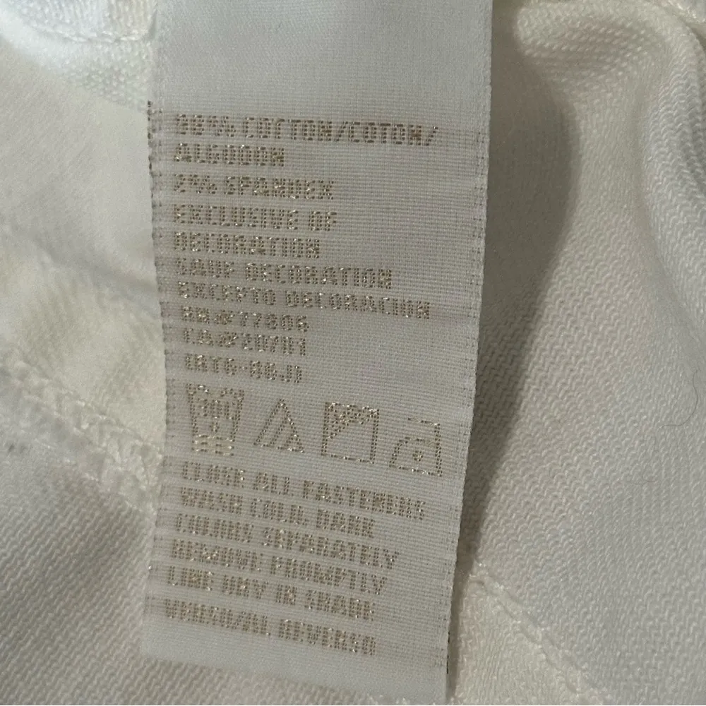 Tommy Jeans Vintage Y2K Women’s Size M White Multi Zipper Denim Jean Jacket - Image 7