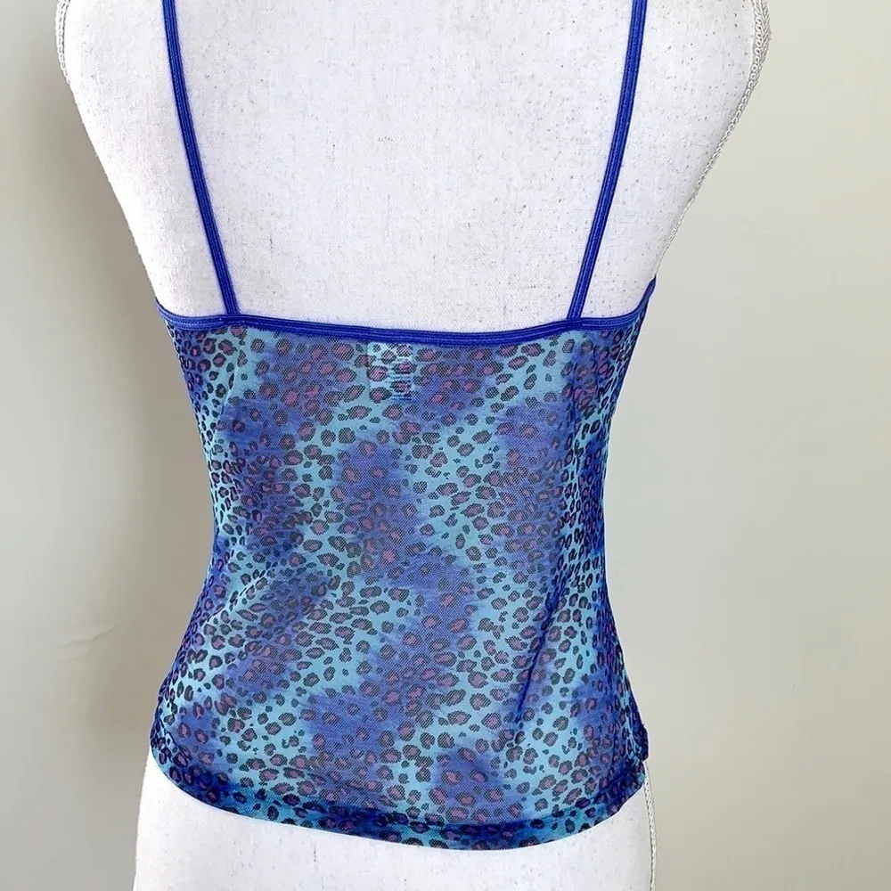 Vintage Charlotte Russe Mesh Cheetah Cami - Image 4