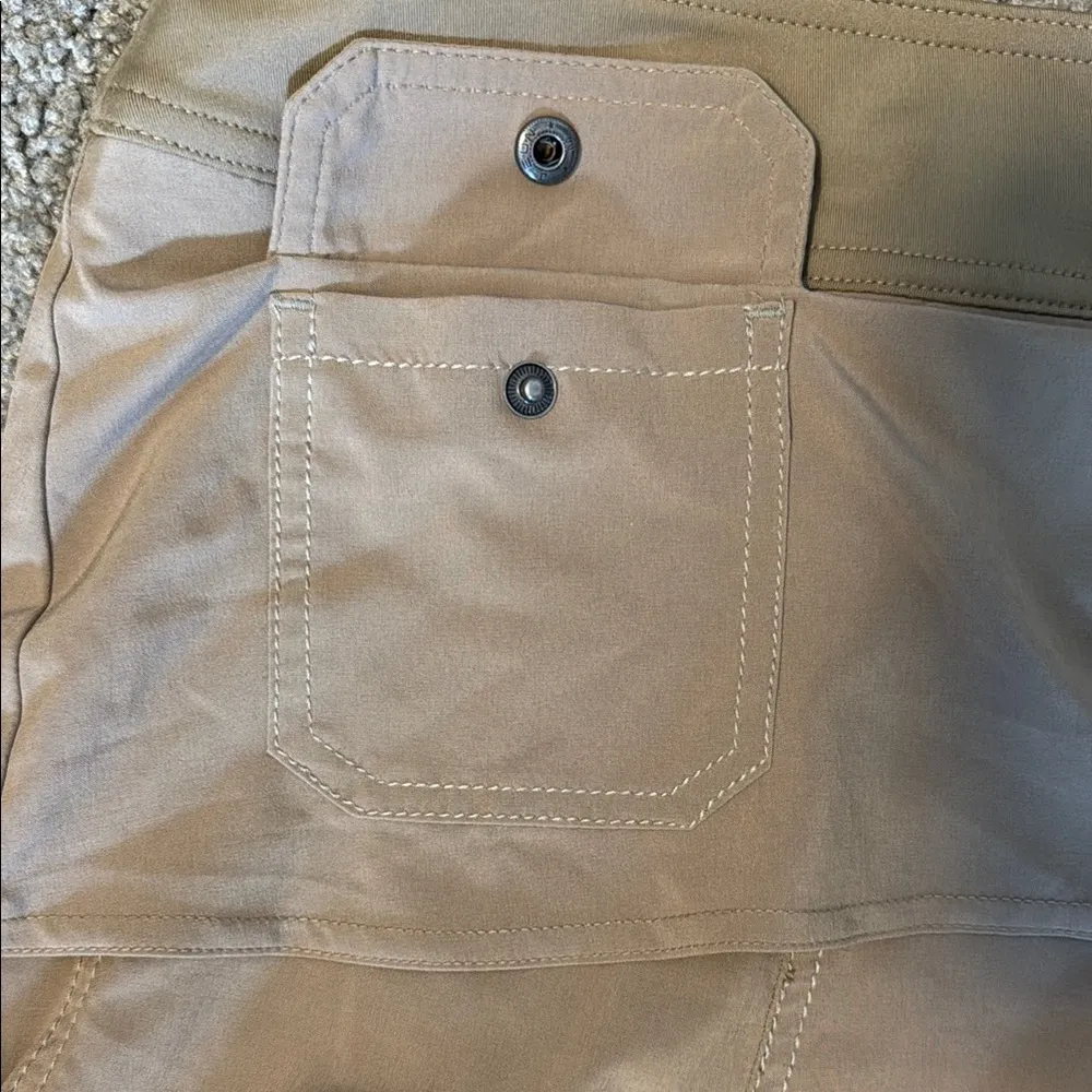 Athleta Tan Skort with Snapped Pocket and Tie Accent - Image 10