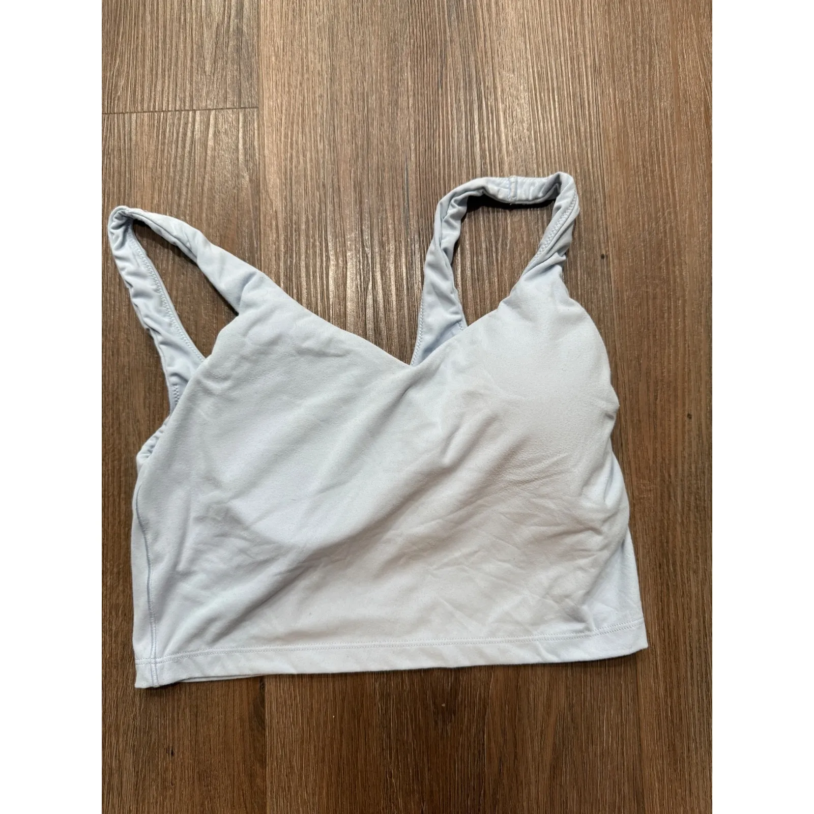 Aerie Offline Light Blue Seamless Sports Bra Tank Top Size S P Real Me - Image 3