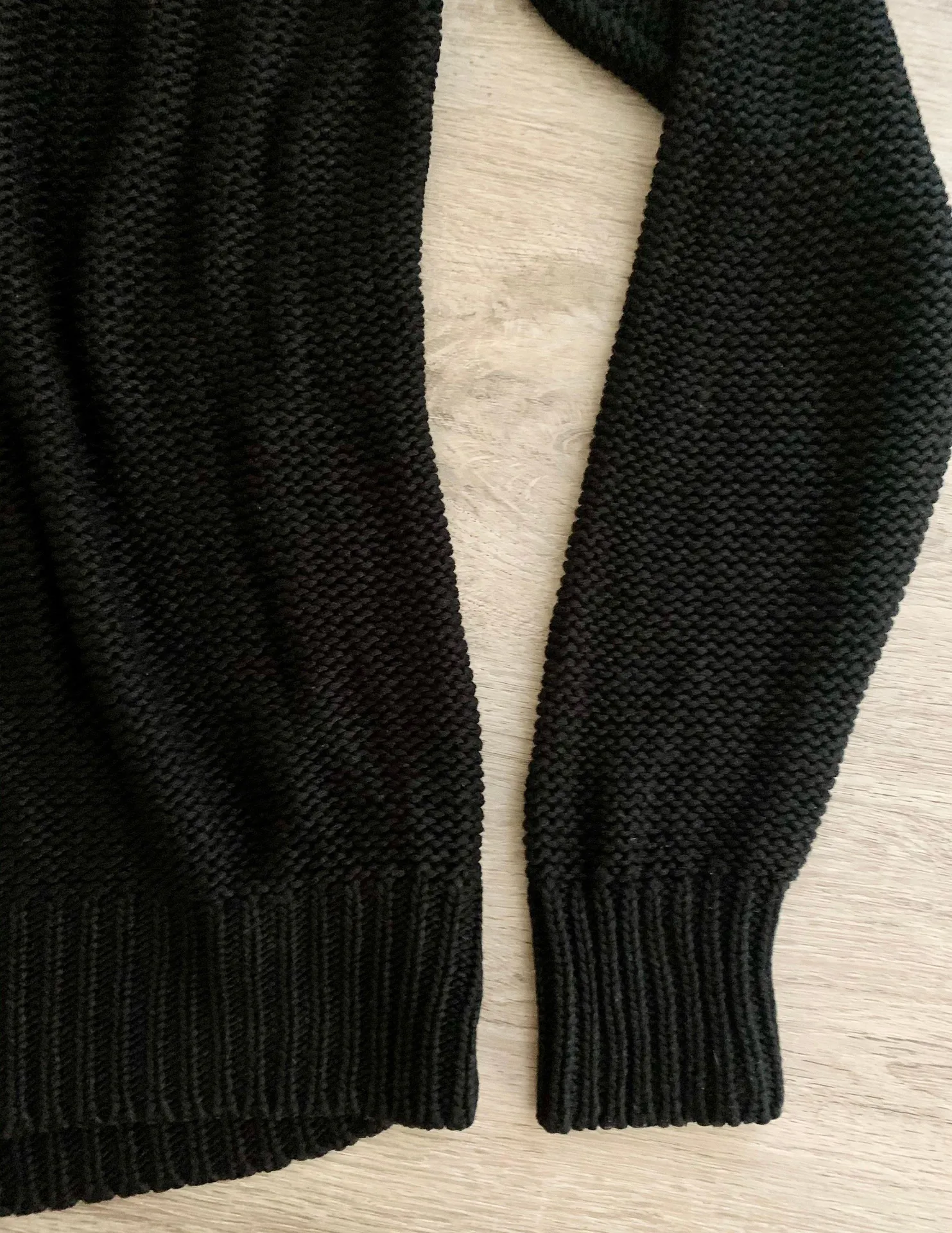 Black Lose Knit Sweater L - Image 3