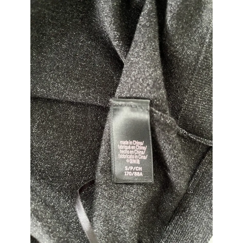 Victoria’s Secret Sport Twist Open Back Sweater Long Sleeve Charcoal Size S NWT - Image 4