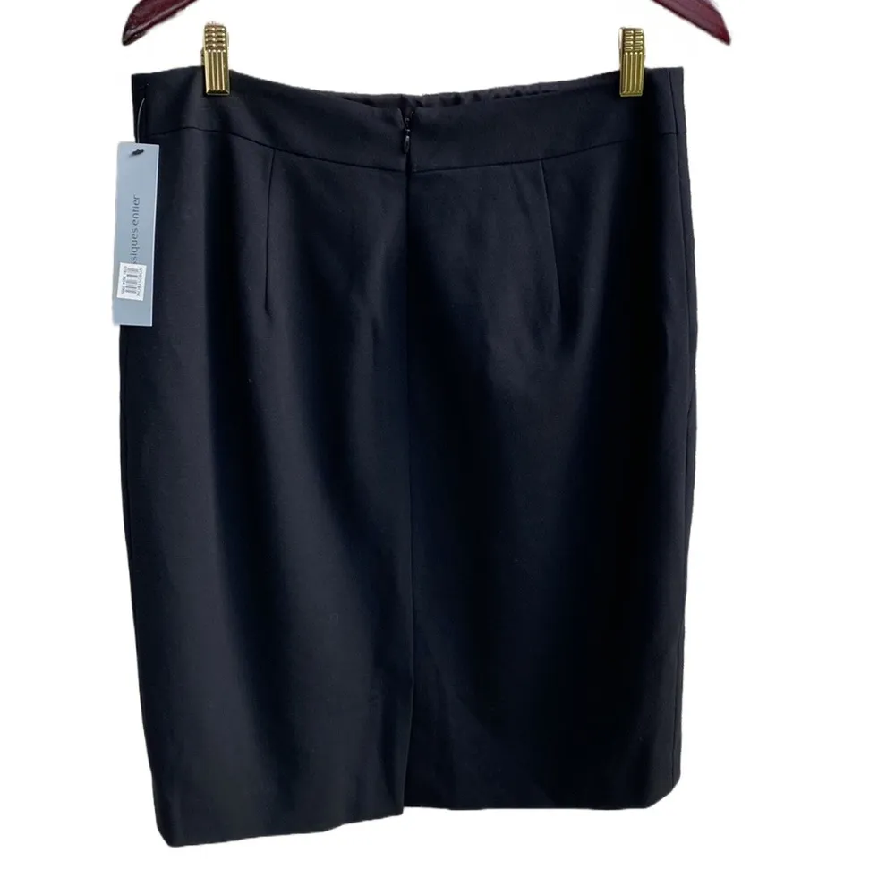 Classiques Entier NWT🖤  Nordstrom Lined Stretch Classic Pencil Skirt Zip Pockets - Image 3