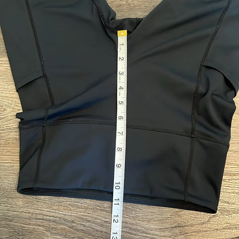 ZYIA Active High Rise Athletic Workout Leggings with White Reflective Dots 6-8 - Image 10