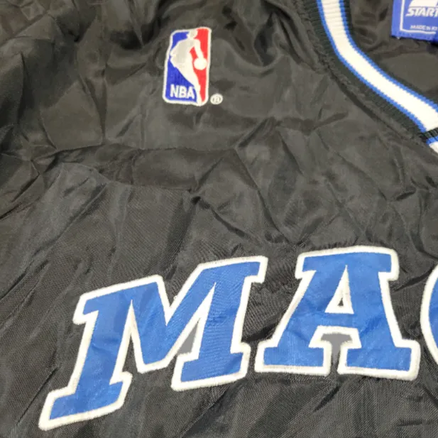 Vintage Starter Jacket Size XL Orlando Magic NBA Basketball Pullover Jacket Flaw - Image 7