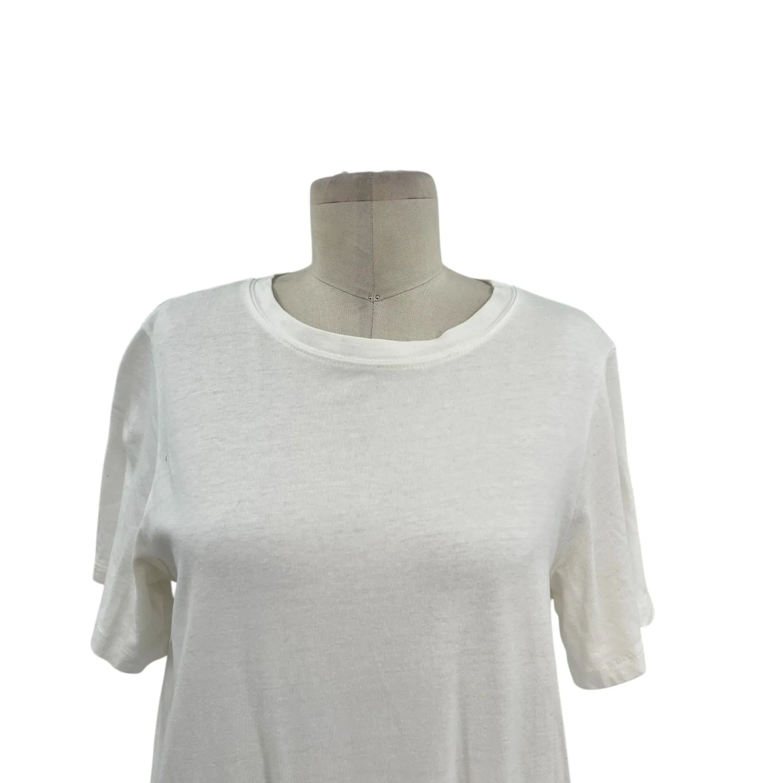 Tuckernuck Pomander‎ Place Zoe Maxi Tee Dress Short Sleeve White Size Medium - Image 5