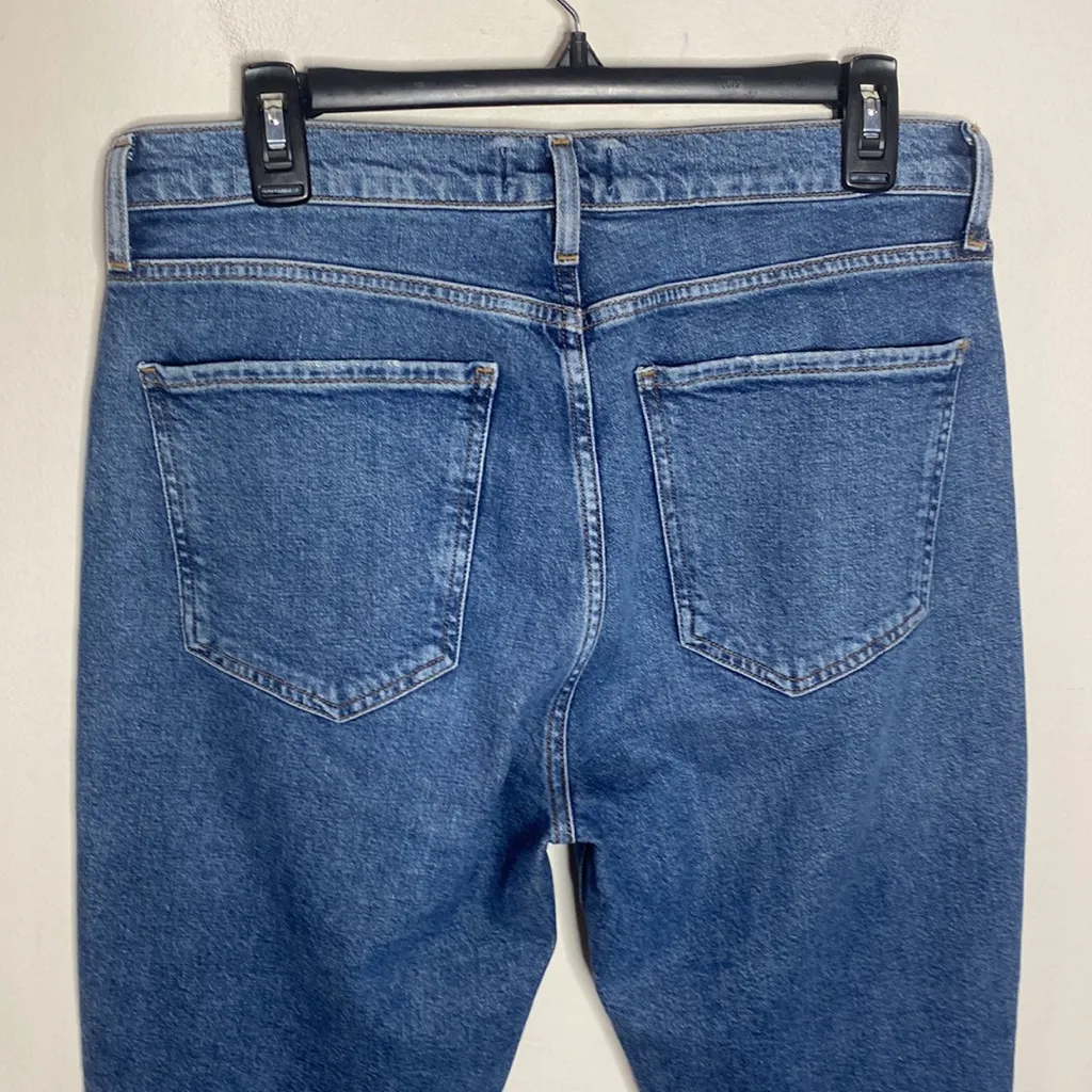 Agolde Nico High Rise Slim Fit Jeans distressed in Cycle wash size 29 - Image 5
