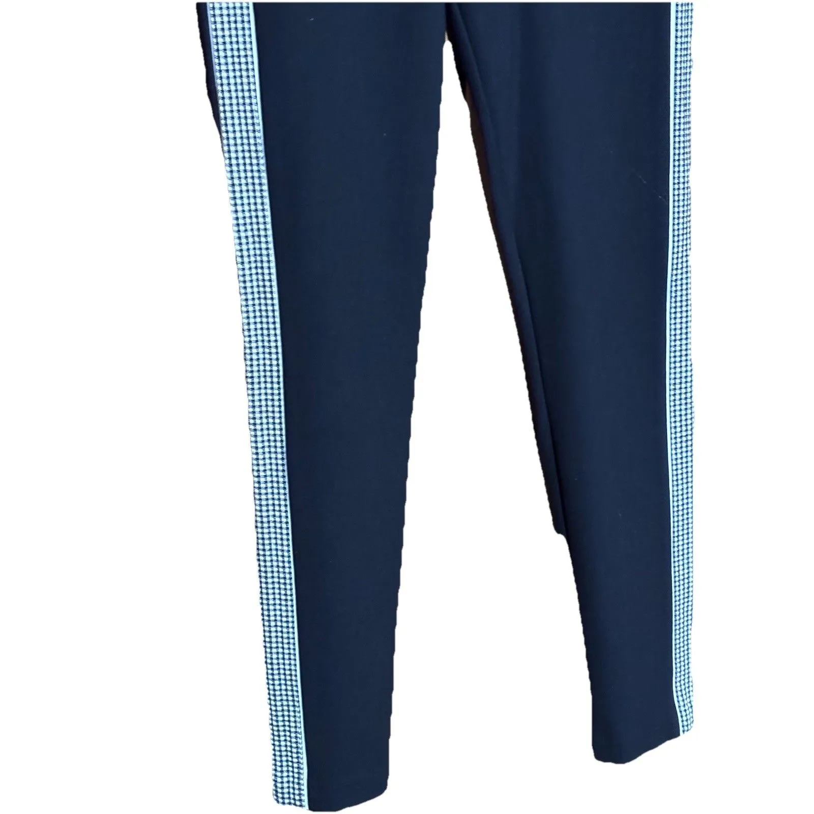 Zara Trafaluc Collection Legging Women's Black Side White Stripe Ponte Size M - Image 3