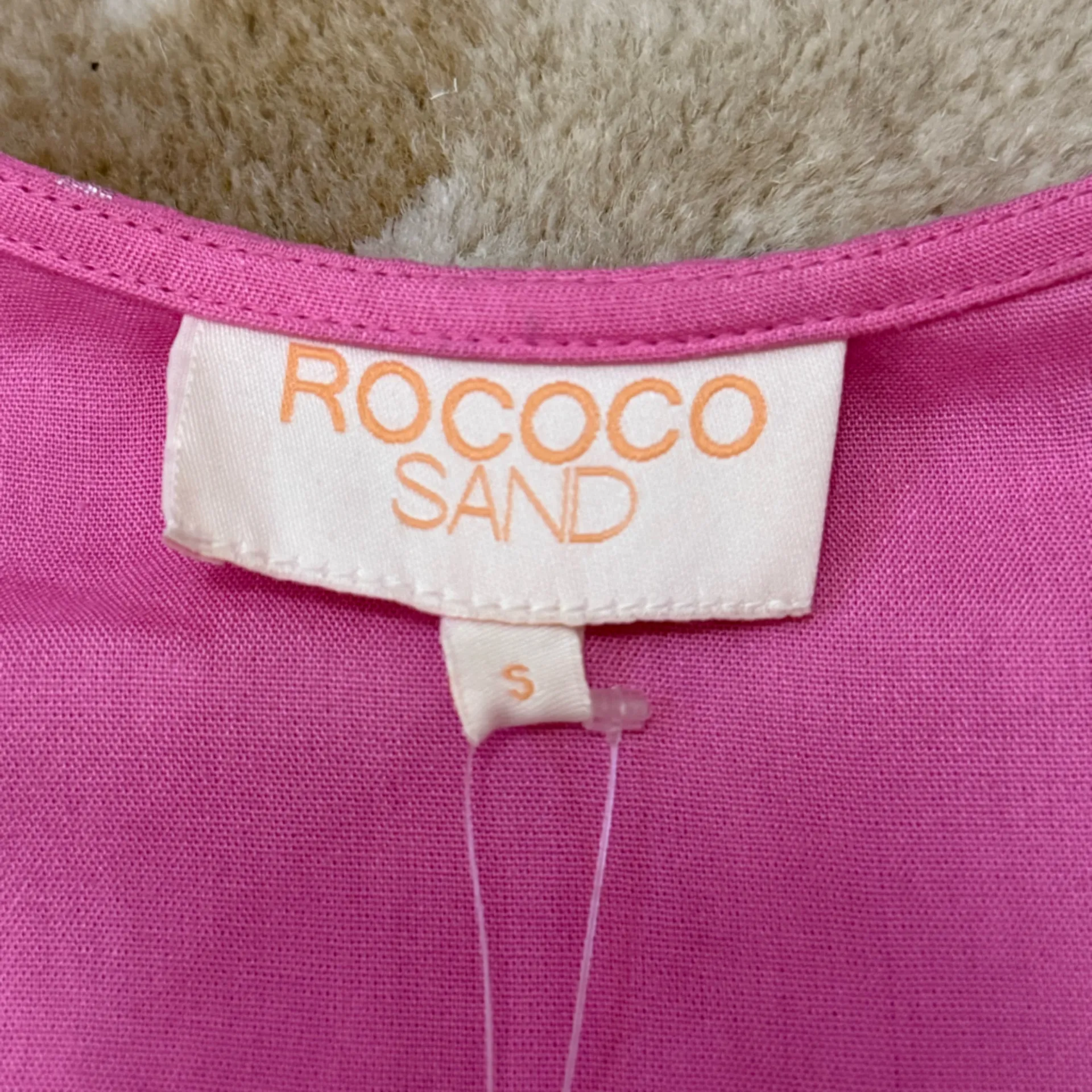 Rococo Sand NWT Alora bodysuit in fuchsia pink metallic women’s size small - Image 10