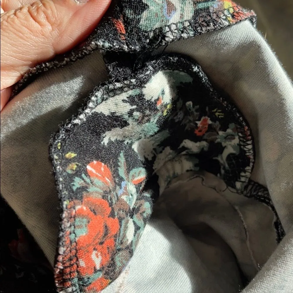 Floral Philosophy Zip-front Floral Blazer/Jacket Medium - Image 12