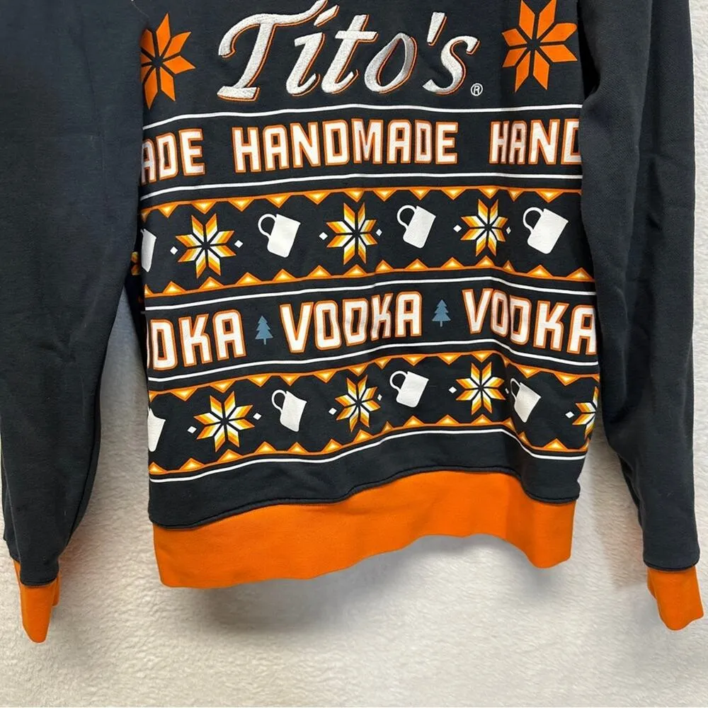 Tito’s‎ Not That Ugly Crewneck Long Sleeve Pullover Sweater Size S Gray - Image 4