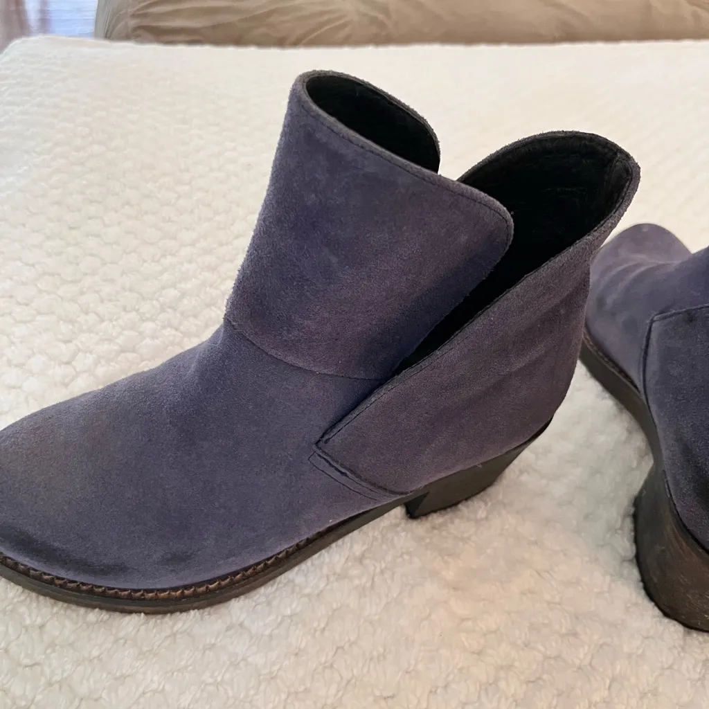 Free people blue Suede Ankle Boots - Image 5