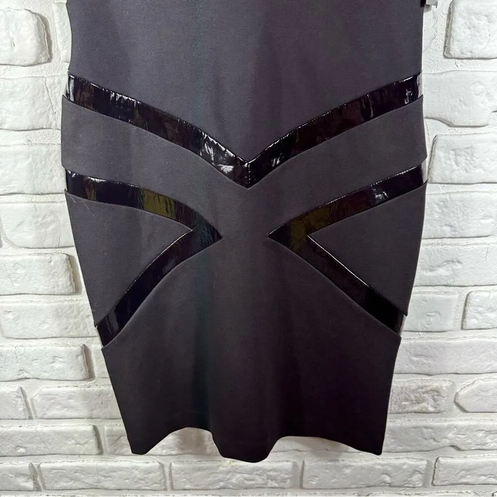 NEW Boston Proper Black Fitted Bodycon Short Sleeve Dress Size 6 - Image 10