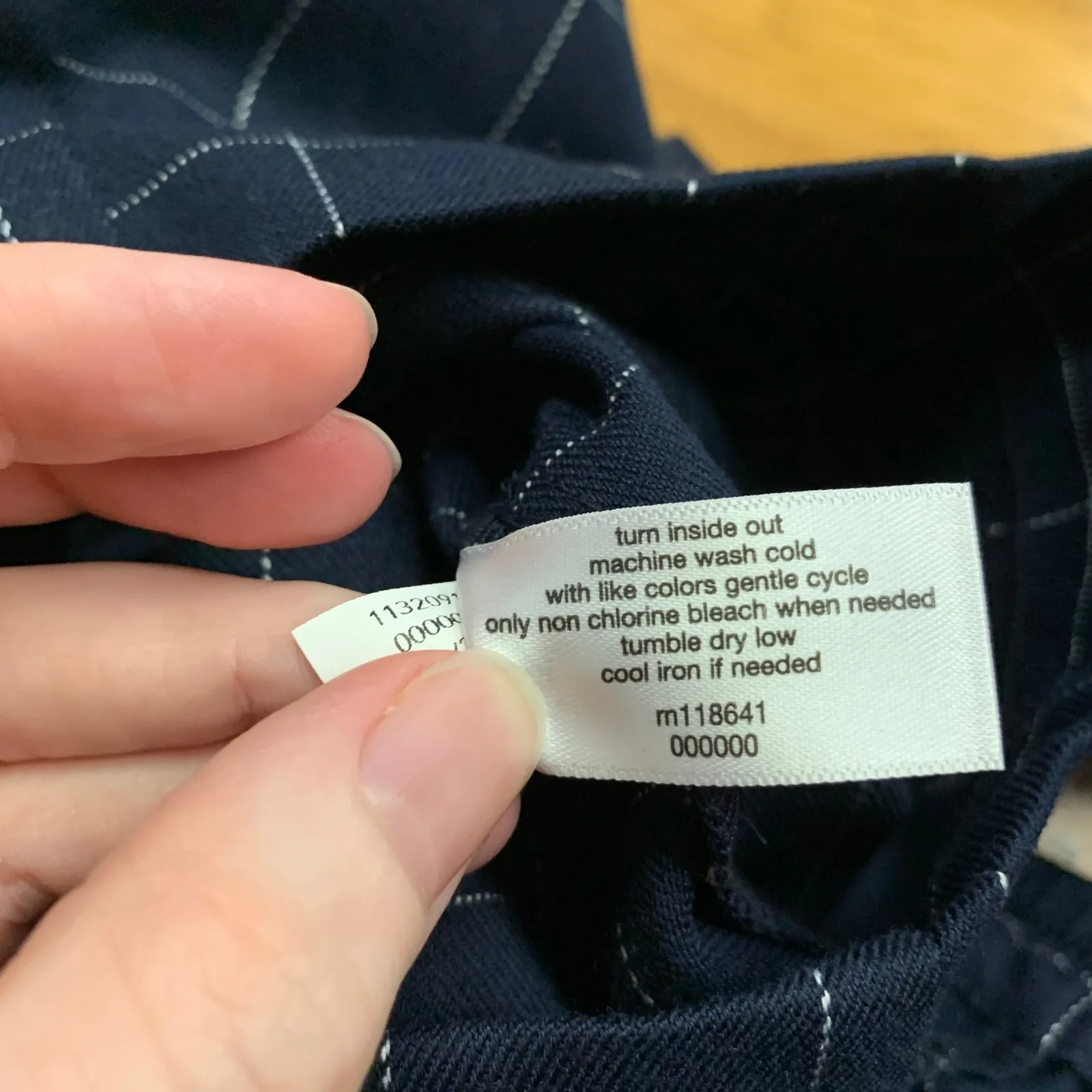 Lane Bryant Perfect Drape Relaxed Ankle Plaid Pants Plus Size 24 Gold Button NWT - Image 9