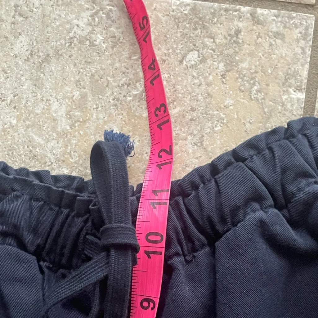 Xirena Navy Draper Cotton Drawstring Pant Blue Size XS - Image 11