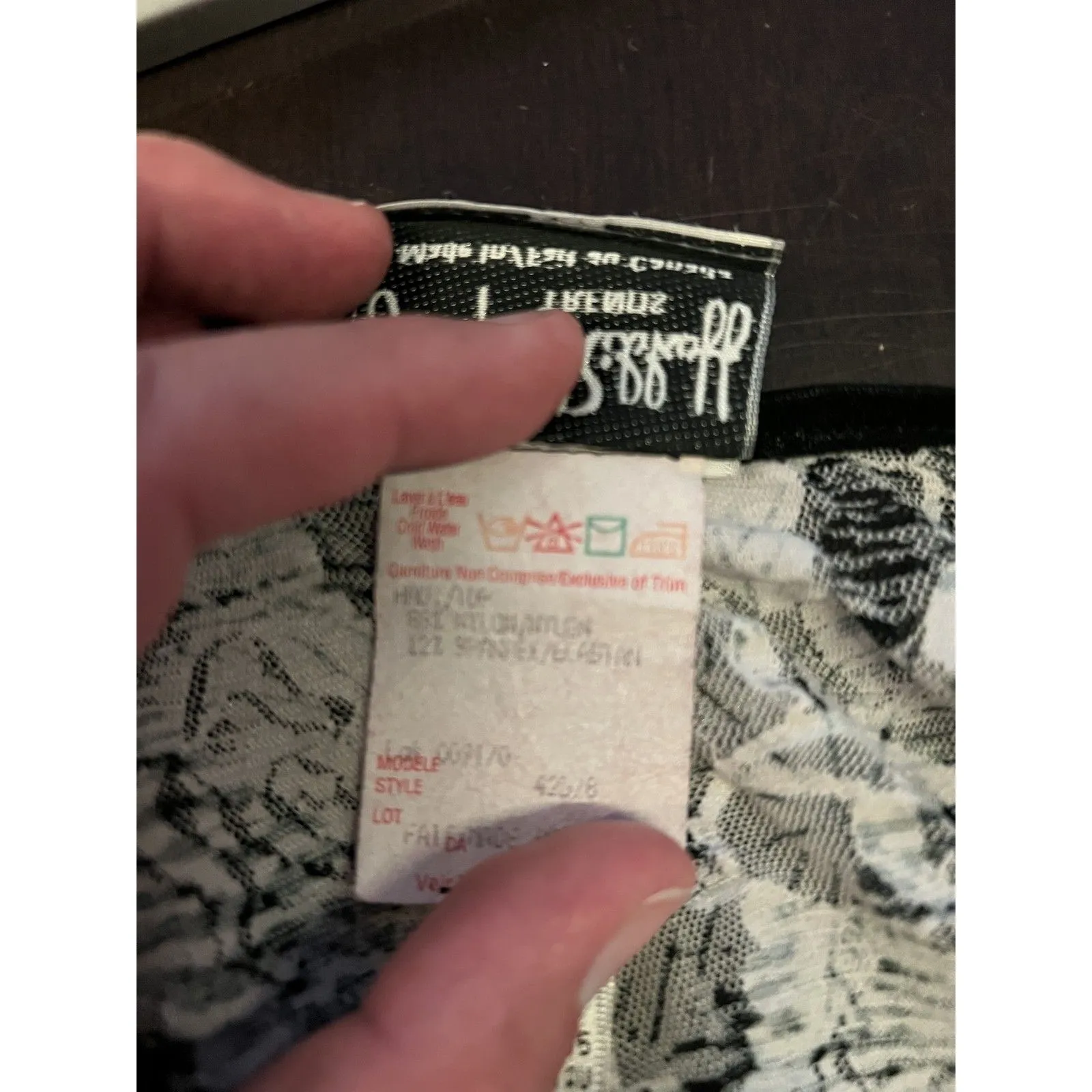 Joseph Ribkoff Jacket Womens Small Floral Ruffle Mesh Zip Front Unique Design - Image 9