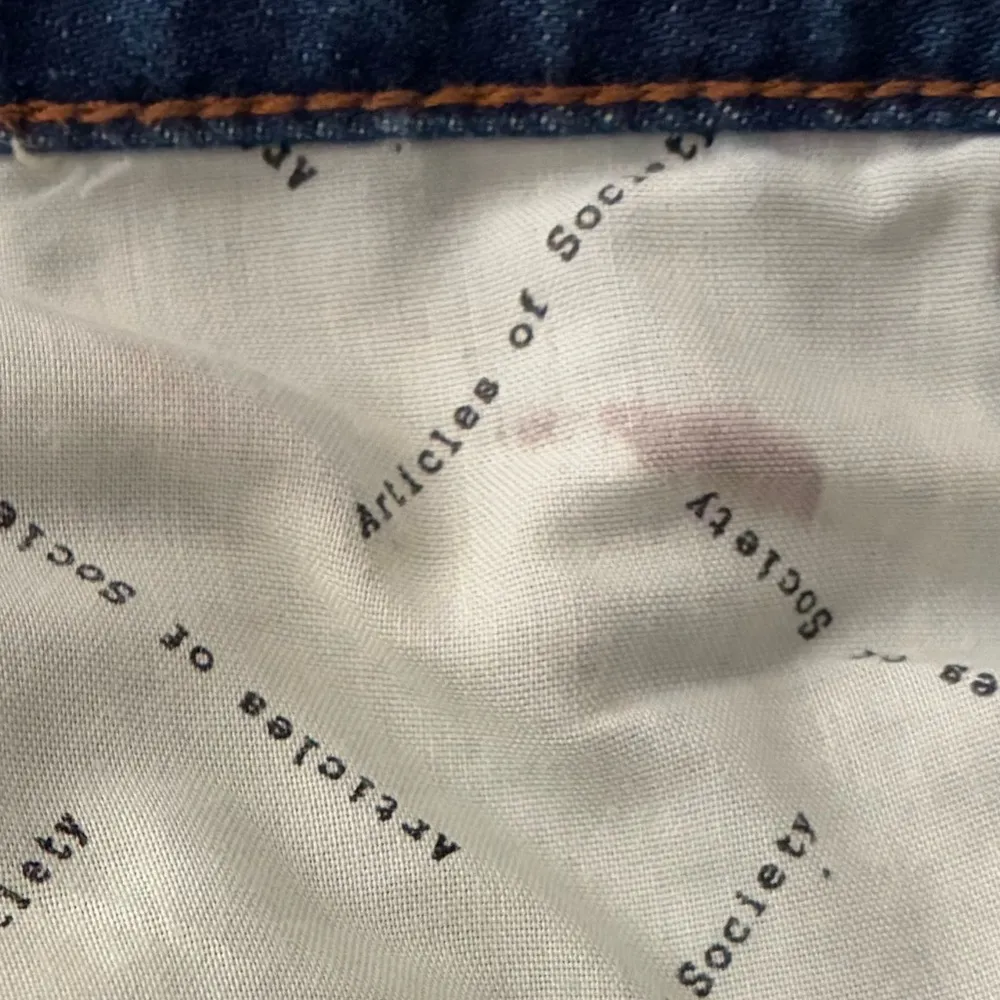 Articles of Society Blue Women's Ankle Skinny Slightly Distressed Denim Jeans 27 - Image 16