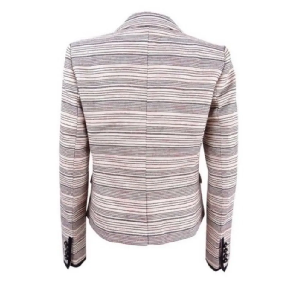 Tommy Hilfiger  tweed striped linen blend blazer - Image 3