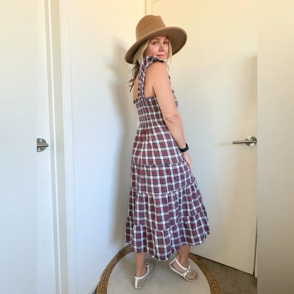 Hill House Ellie Nap Dress Multi Tartan Plaid - Image 7