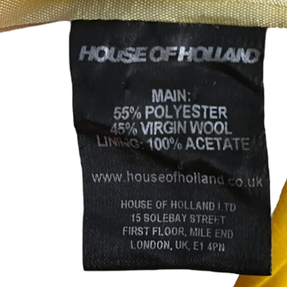 House Of Holland‎ Women's 4 Single Button Blazer Jacket Canary Yellow Bold - Image 5