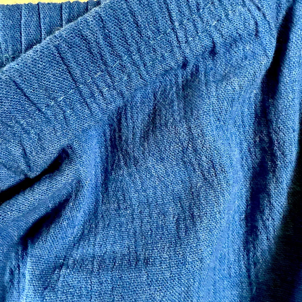 Women’s XL Denim Blue Faux Button Front Midi Skirt Casual Vintage Everyday - Image 6