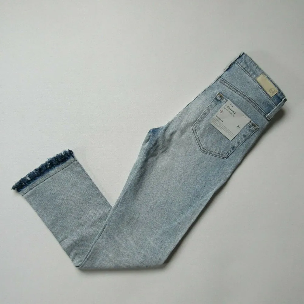 NWT AG Adriano Goldschmied Isabelle in 21 Years Reflect Straight Crop Jeans 24 - Image 6