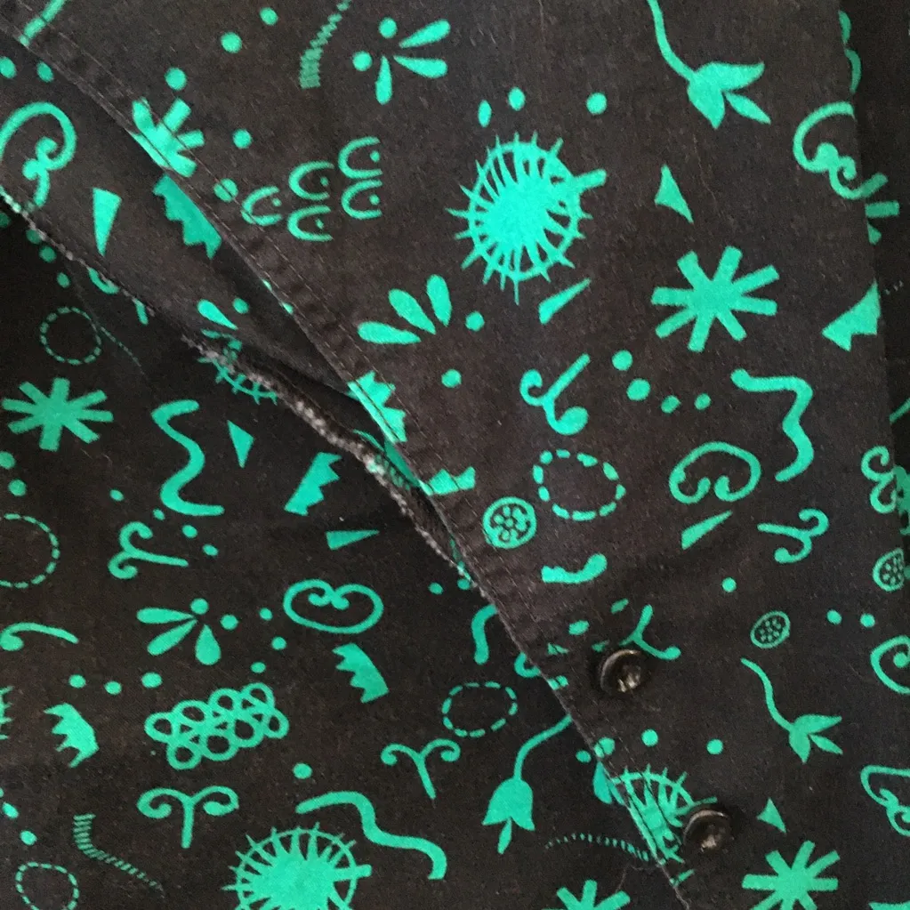 FINAL MARKDOWN Ladies mine and bills western shirt medium Green - Image 5