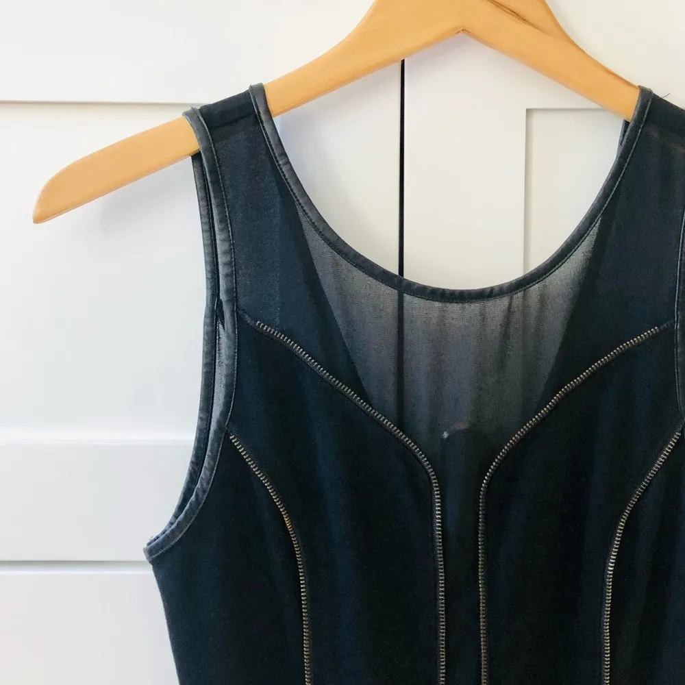 ASTR Sleeveless Cut-Out Mesh Black Bodycon Cocktail Dress, sz. XS - Image 3