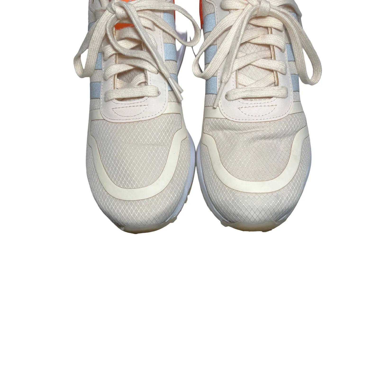 Adidas NMD_R1 Women’s Size 9 Cream Orange Grey GW6894 Sneakers Comfort VGUC - Image 11