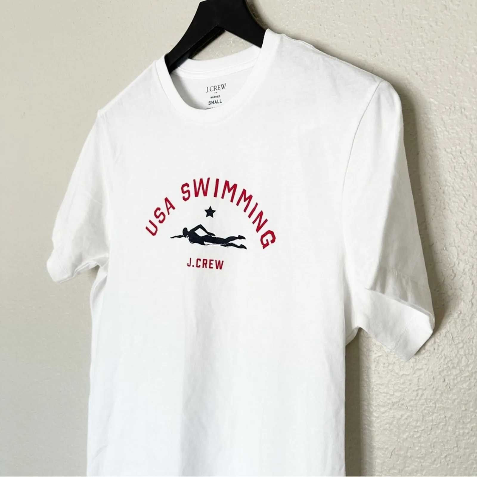 J. Crew Factory Top Womens USA Swimming Graphic T - Image 3