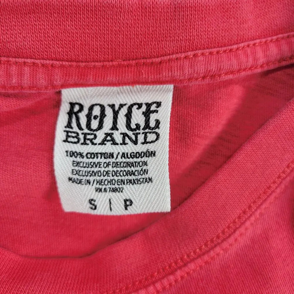 OHIO Womens Long Sleeve Shirt S Red OH Crew Neck Thumbhole Ohio State Buckeyes - Image 3