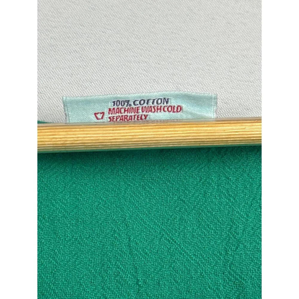 Cottonways Women’s Green Sleeveless Tank Top Size 3 – 100% Cotton Blouse - Image 3