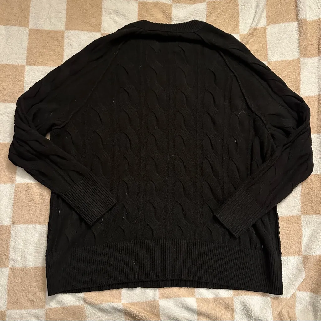 aerie Unreal Cable Crew Sweater - Image 5