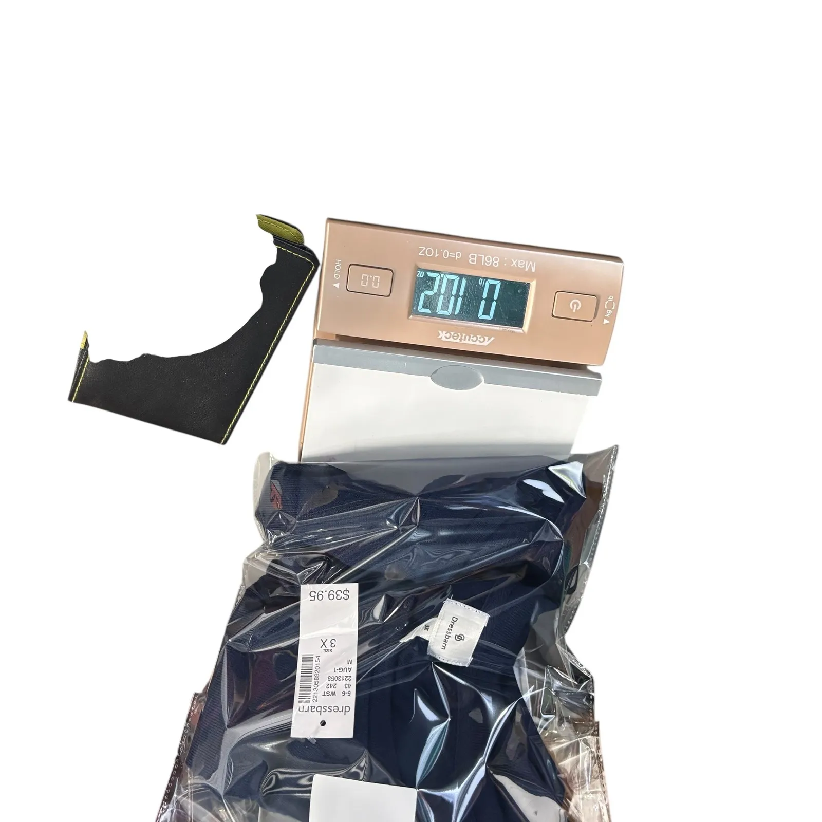 Dressbarn Womens Blue Short Sleeve Button Shoulder Top 3X - Image 9