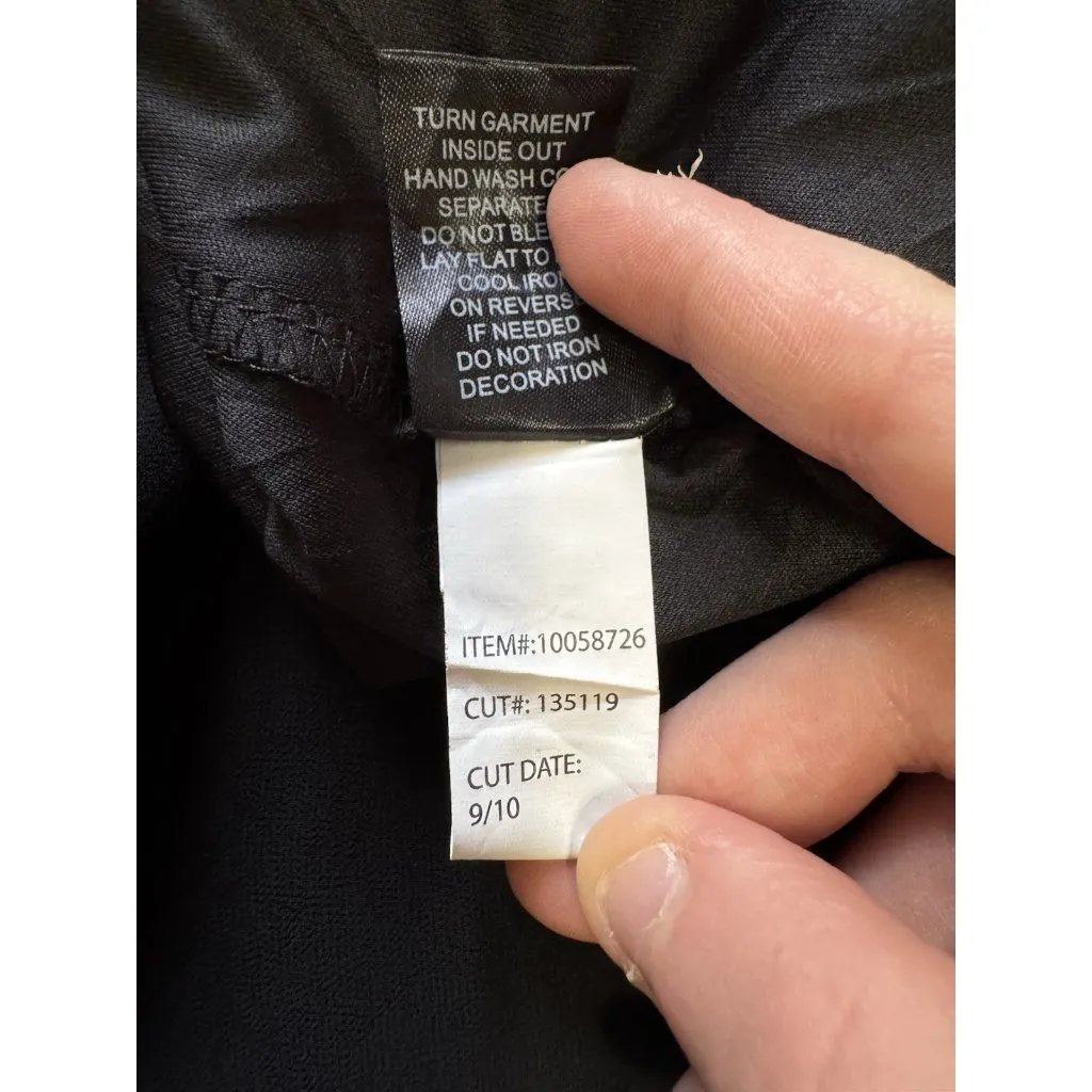 Torrid Women Size 14 Black Babydoll Dress Keyhole Sheer Mesh Top Lightweight - Image 10