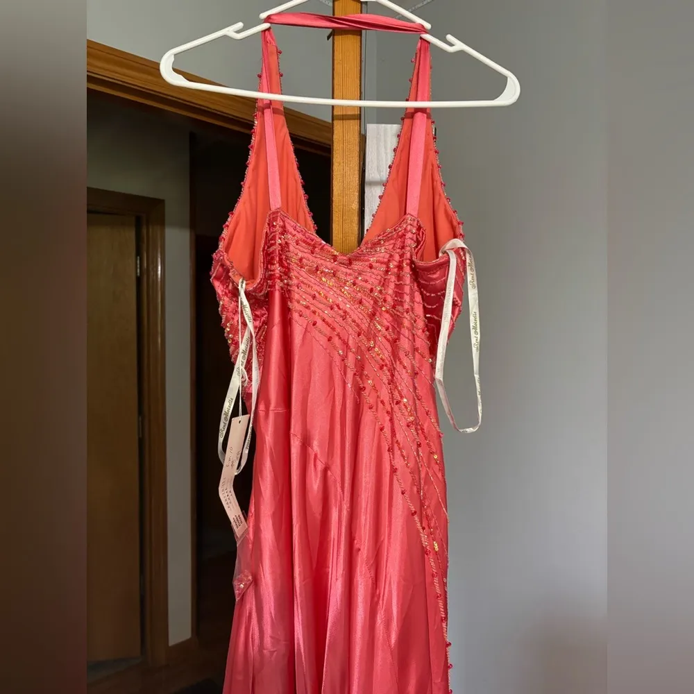 Rene Moiselle Beaded Maxi Dress Size 16 - Image 3