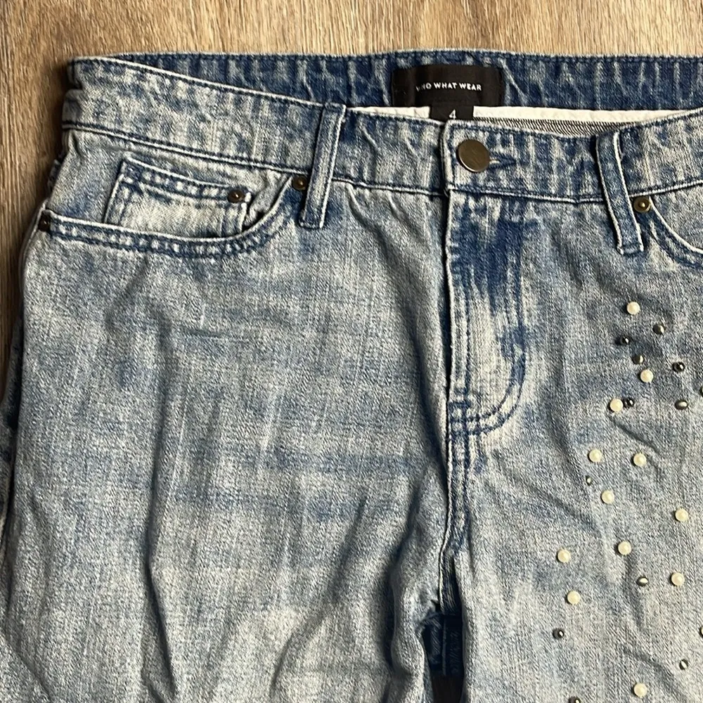 Who What Wear Embellished Jeans Size 4 - Image 6