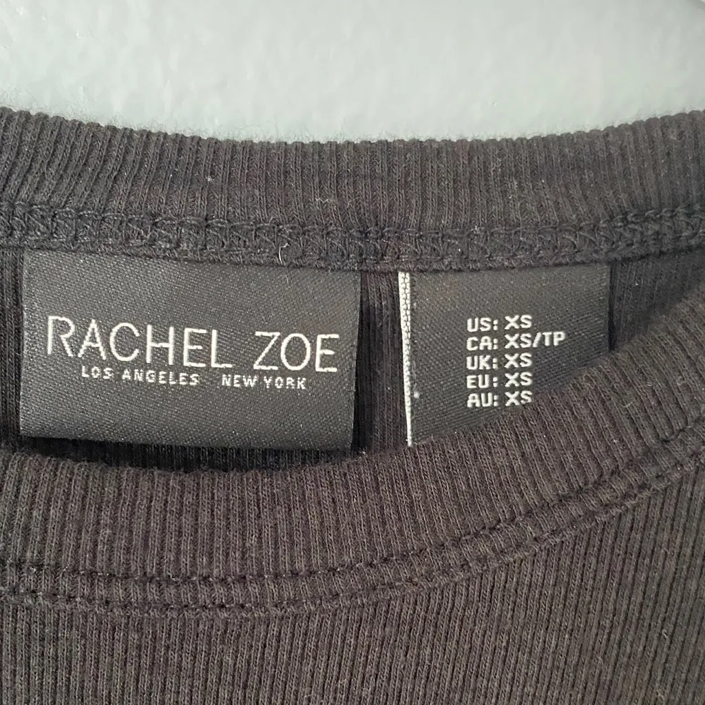 Rachel Zoe Classic Black Tank Top - Image 2
