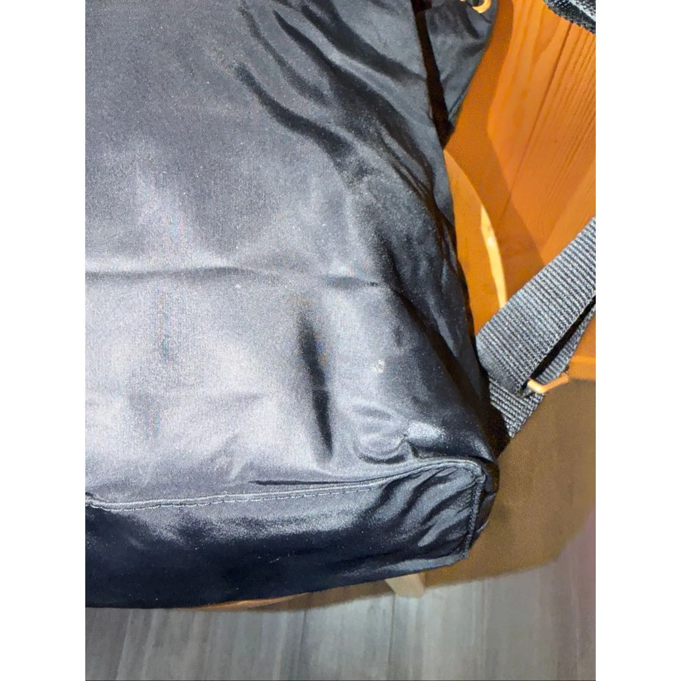 Tory Burch Perry Nylon Backpack Black Cinch (6207) - Image 9