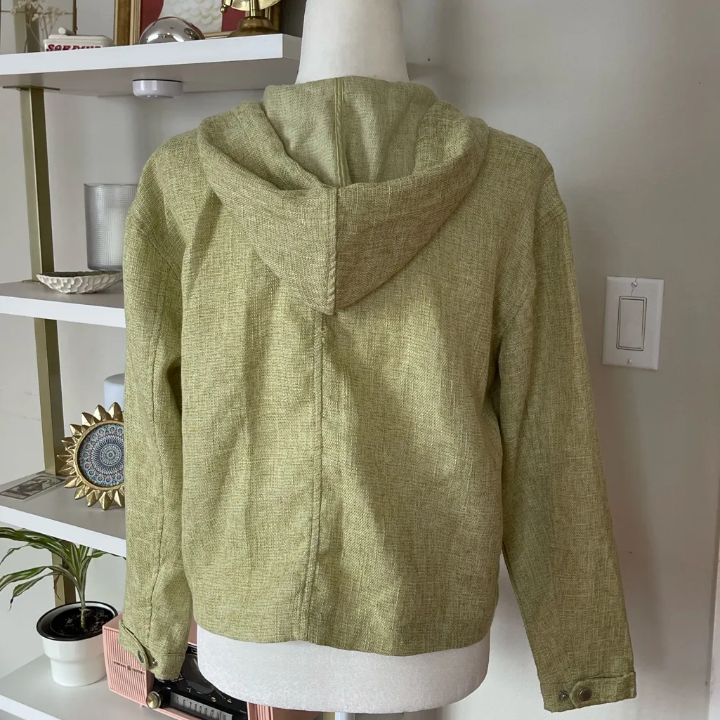 Avec Les Filles Olive Green Women's Jacket Size M - Image 4
