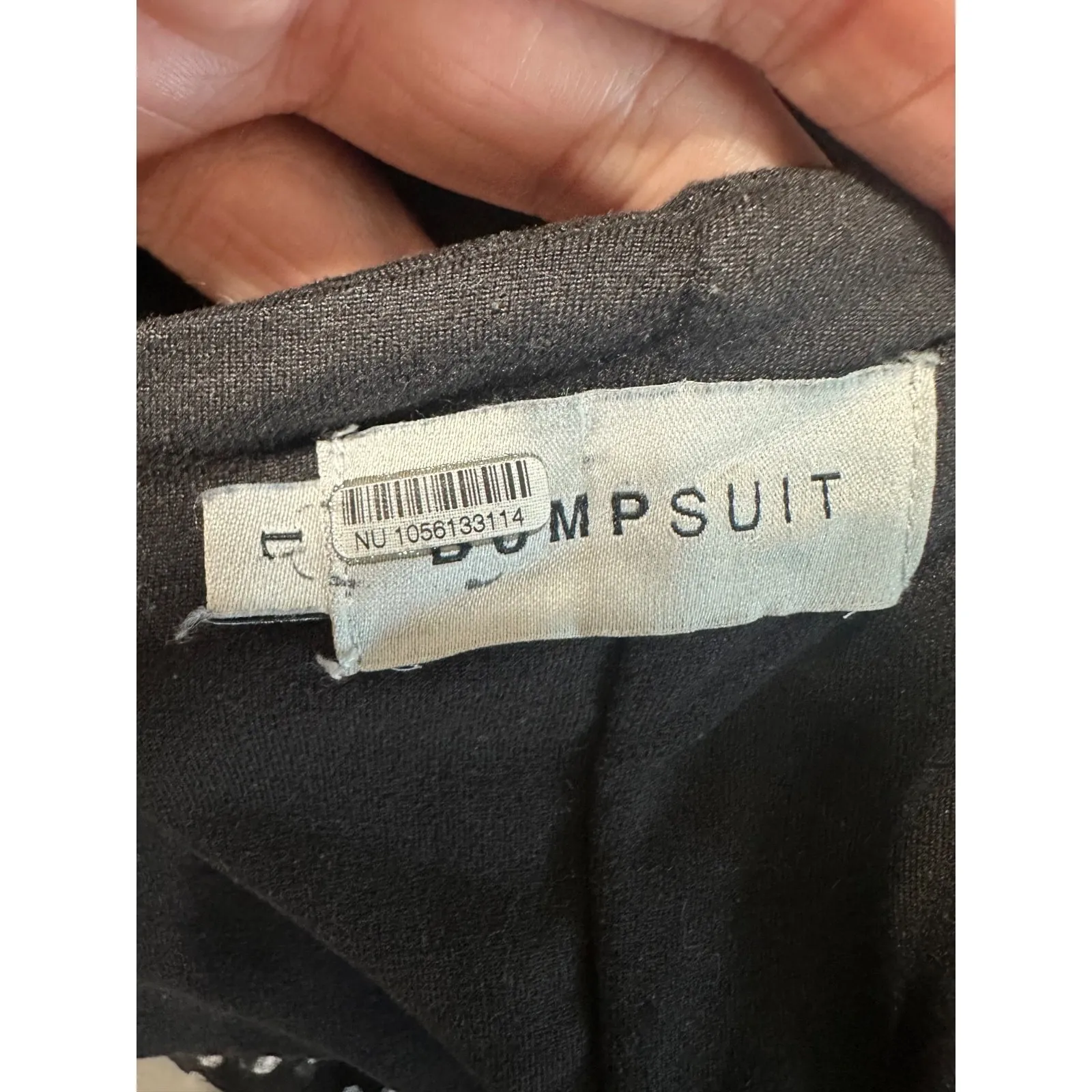 BUMPSUIT REVOLVE THE ROMEE COMBISHORT ROMPER ONE SHOULDER BLACK EUC SIZE L Size L - Image 6