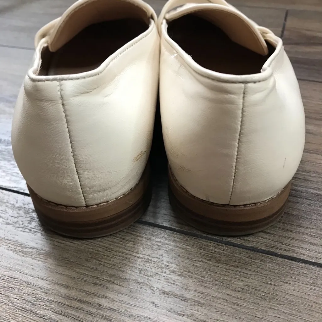 Franco Sarto Hudley Leather‎ Loafers Women's Size 9M EU 39 Comfort Neutral FLAW - Image 13