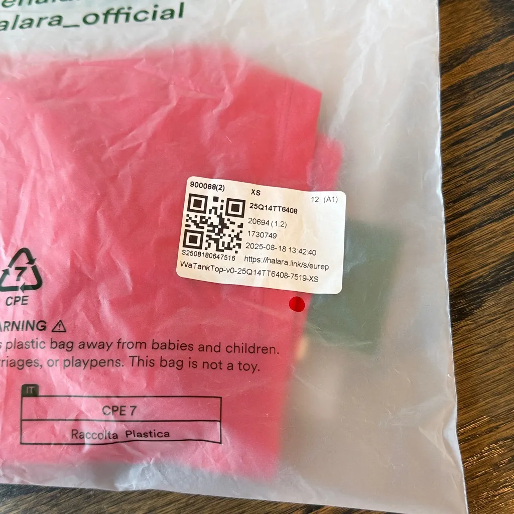 Halara UltraSculpt Cropped Yoga Tank Top red “auroa orange” XS NWT - Image 8