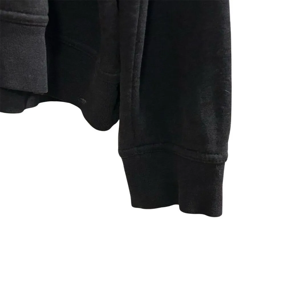 Nike Women's Funnel Neck Hoodie Black XL "Just Do It" Slogan Casual - Image 3