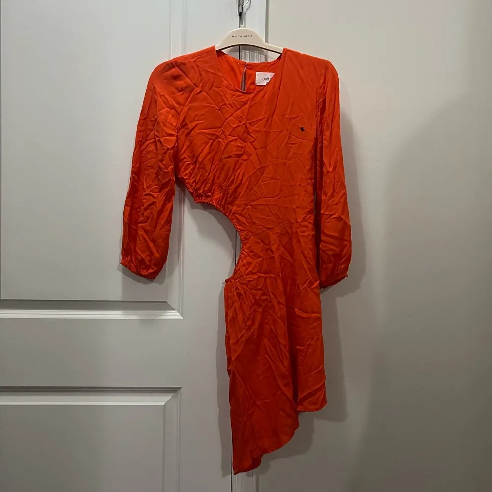 Ba&sh Orange Bonica Dress Size Small $350 - Image 2