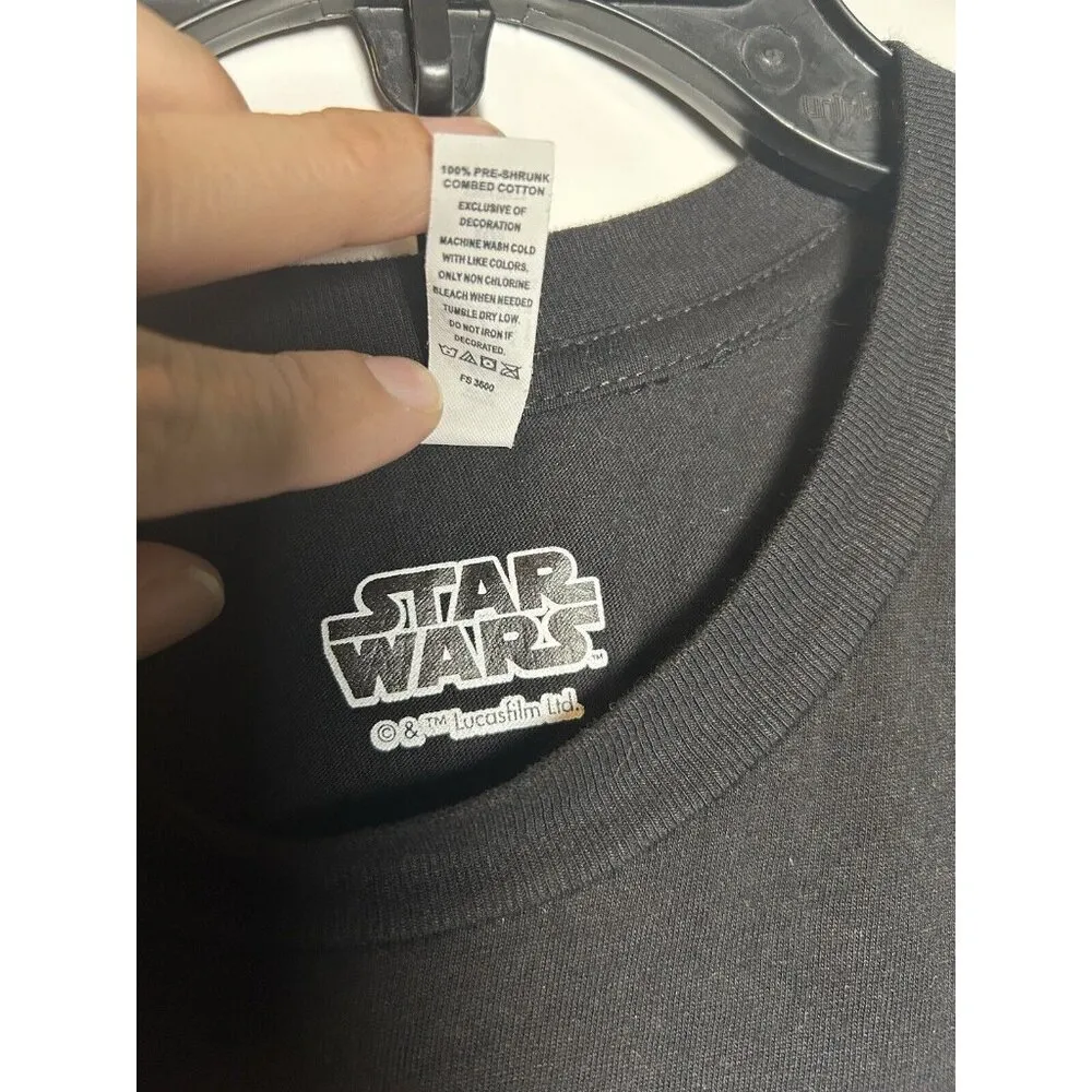 Star Wars Men’s The Rise Of Babu Frik Neon‎ Graphic Tshirt Size Medium - Image 6